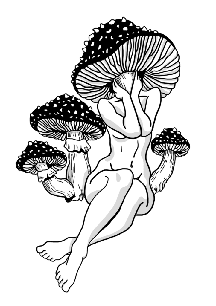 mushroom-woman